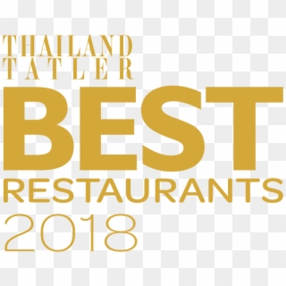 Best Restaurants - Thailand Tatler Best Restaurant 2017 Clipart