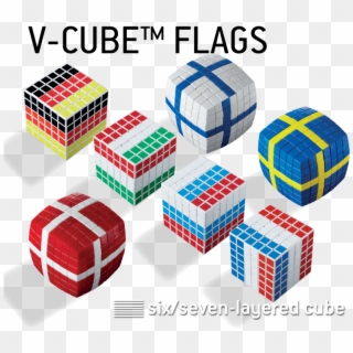 V Cube™ Flags - V Cube 6 Clipart