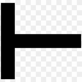 Ogham Symbol For Birch - Cross Clipart