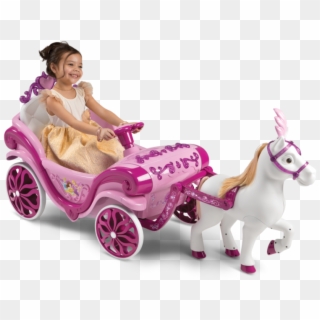Disney Princess Horse And Carriage Battery Powered - Walmart Disney Princess Carriage Clipart