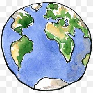 Earth Drawing Planet Clip - Illustration Planet Earth Png Transparent Png