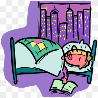 Person Sleeping Clipart Person Sleeping In Bed Royalty - Person Sleeping In Bed - Png Download