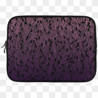 Pink Purple Ombre Feather Pattern Black Microsoft Surface Clipart