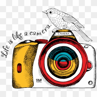 Png Camera Lens Image Download - Camera Painted Clipart