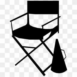 Vector Illustration Of Filmmaking And Video Production - Director Chair Clip Art - Png Download