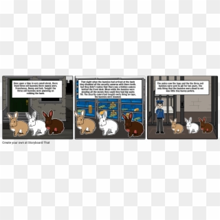 The Three Evil Bunnies - Cartoon Clipart