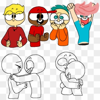 They're Cheering For The Couple, Right - Cartoon Clipart