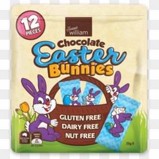 Sweet William Easter Bunny Faces 155g Available Now - Gluten Free Dairy Free Easter Eggs Clipart