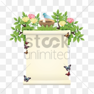 Spring Season Border Clipart Floral Design - Spring Borders Clipart Png Transparent