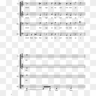 Baby On Board Sheet Music Composed By The Be Sharps - Baby On Board Sheet Music Pdf Clipart