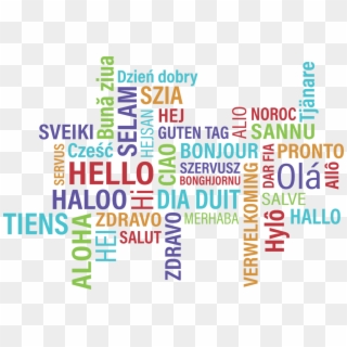 Rosaleen Shine - Hello In Different Languages Png Clipart