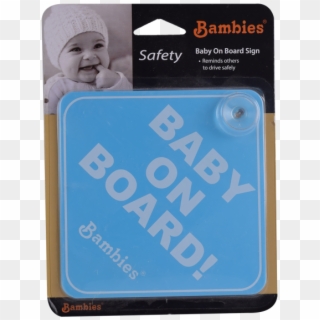 Baby On Board-blue - Smile Clipart