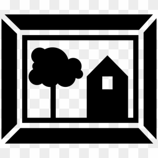 Picture With Frame For Livingroom Decoration Of House - Framed Art Icon Clipart