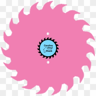 Siser 12" Removable Carnation Pink - Circular Saw Logo Clipart