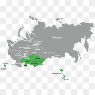 Map - Europe Eurasia Clipart