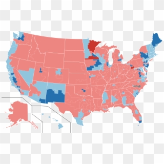 2018 Us House Election Results - Map Of Us Black Clipart