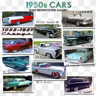 50's Cars - 50s Cars Clipart