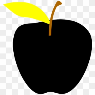 Black Apple Clip Art - Png Download