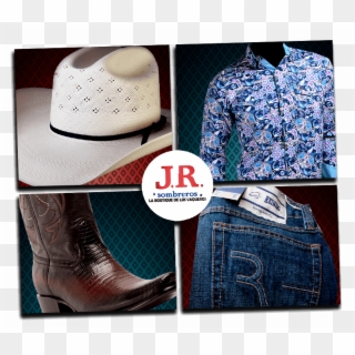 Jr Sombreros - Pantalones Vaqueros - Cowboy Boot Clipart