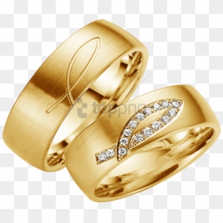 Free Png Argollas De Matrimonio De Oro Y Plata Png - Anillos De Oro Para Matrimonio Clipart
