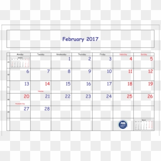 Graphic Royalty Free Transparent Calendar February - August Calendar With Week Number Clipart