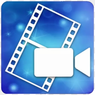 Best Video Editing App List - Logo Power Director Png Clipart
