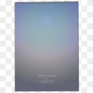 2017 Sunlight Calendar - Sketch Pad Clipart