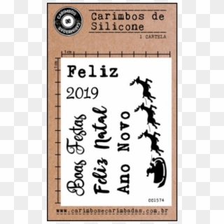 Carimbo De Silicone Carimbos E Carimbadas Coleção Natal - Calligraphy Clipart