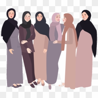 Muslim Sticker - Girls Hijab Icon Png Clipart
