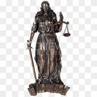 Lady Justice Wall Plaque Cc By Medieval Collectibles - Statue Clipart