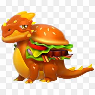 Burger Dragon - Dragon Mania Legends Burger Dragon Clipart