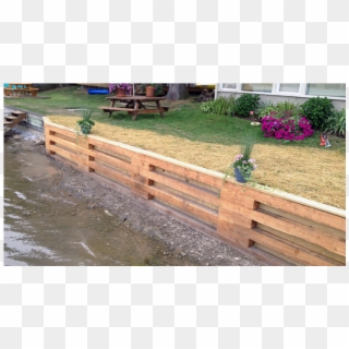 An Example Of A Timber Wall - Split-rail Fence Clipart