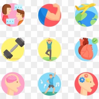 Active Lifestyle - Free Vector Round Avatar Clipart