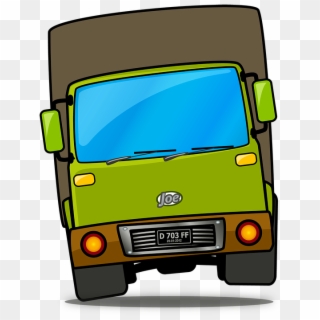 Truck Vehicle Cartoon Car Transportation Transport - Gambar Kartun Mobil Truk Clipart