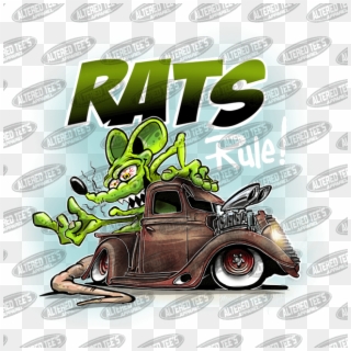 Rat Rod Cartoon Truck - Rat Rod Cartoon Clipart