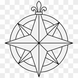 Drawing Of Compass Rose Clipart