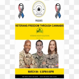 Freedom Through Cannabis/moderated By Veterans Health - Infantry Clipart