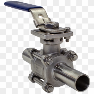 Flow , 3 Piece Stainless Steel Ball Valve , Png Download - Tap Clipart