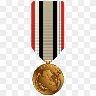 Iraq Campaign Military Medal - Gold Medal Clipart