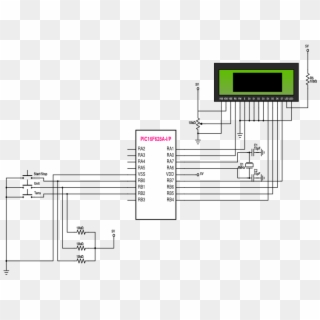 Lcd Timer Circuit Clipart