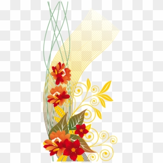 Desenho De Flores Em Png Com Fundo Transparente - Business Cards Drawing Paper Advertising Flower Frame Clipart
