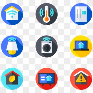Smart Home - Flat Icon Clipart