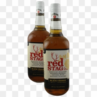 Jim Beam Red Stag Black Cherry 35% 1l Clipart