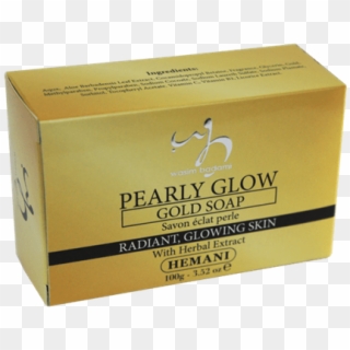 Pearly Glow Gold Soap - Box Clipart