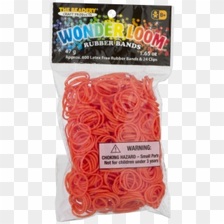 Wonder Loom Rubber Bands Orange, - Chinese Noodles Clipart