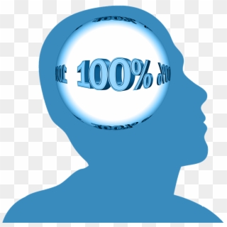 Head Circle One Hundred 100 Percent Networks - Circle Clipart