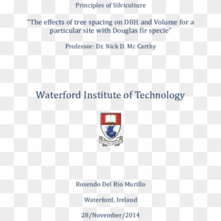 Pdf - " - Waterford Institute Of Technology Clipart