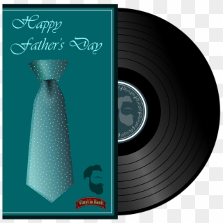 Father's Day Vinyl Music Retro Father - Cd Clipart