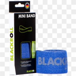 Blackroll Mini Band, Blue - Wristband Clipart