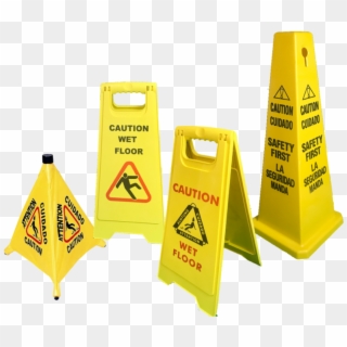 Floor Metal Signs - Triangle Clipart